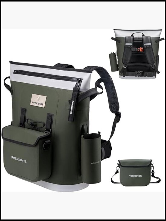 Insulated Cooler Backpack 36 Can Leak-Proof Soft Sided with Removable Pockets main image 5